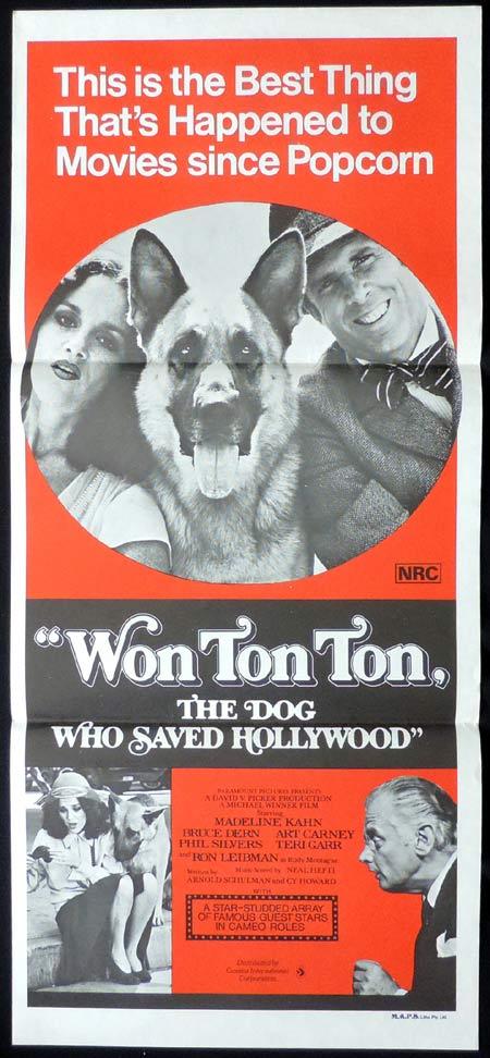 WON TON TON Original Daybill Movie Poster Bruce Dern Madeline Kahn Art Carney