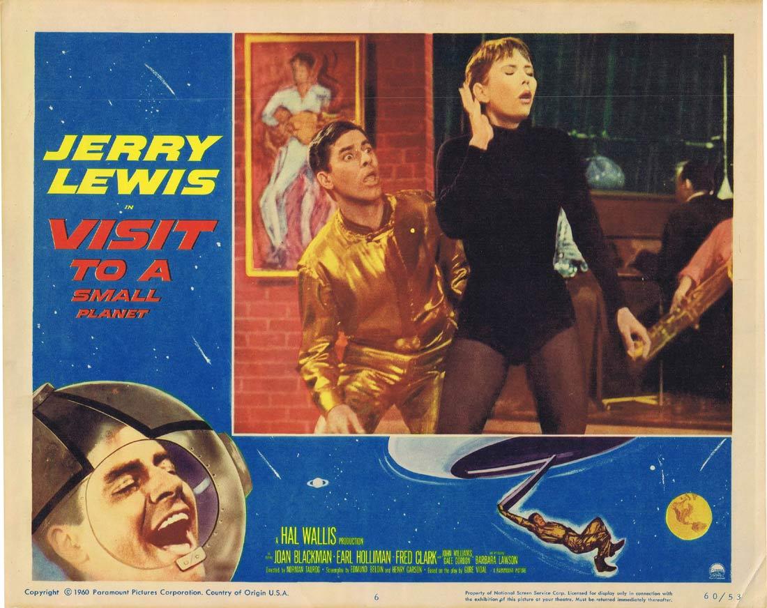 VISIT TO A SMALL PLANET Lobby Card 6 Jerry Lewis
