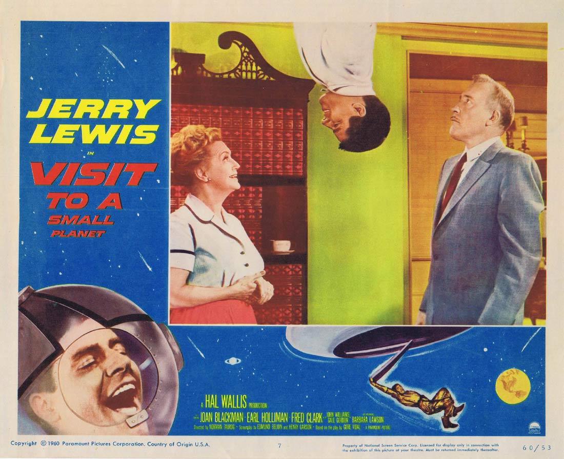 VISIT TO A SMALL PLANET Lobby Card 7 Jerry Lewis Joan Blackman