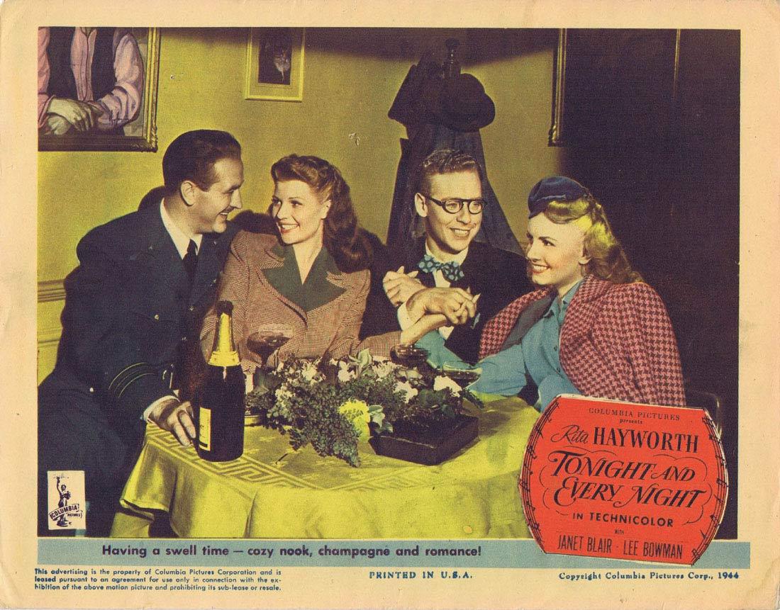 TONIGHT AND EVERY NIGHT 1944 Rita Hayworth Lobby Card