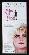 WHO'S THAT GIRL Original Daybill Movie Poster Griffin Dunne Madonna