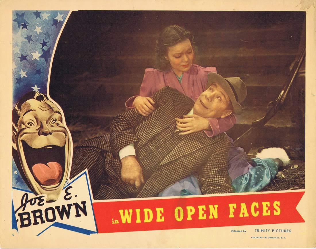 WIDE OPEN FACES Lobby Card 2 Joe E. Brown Jane Wyman Alison Skipworth 1938