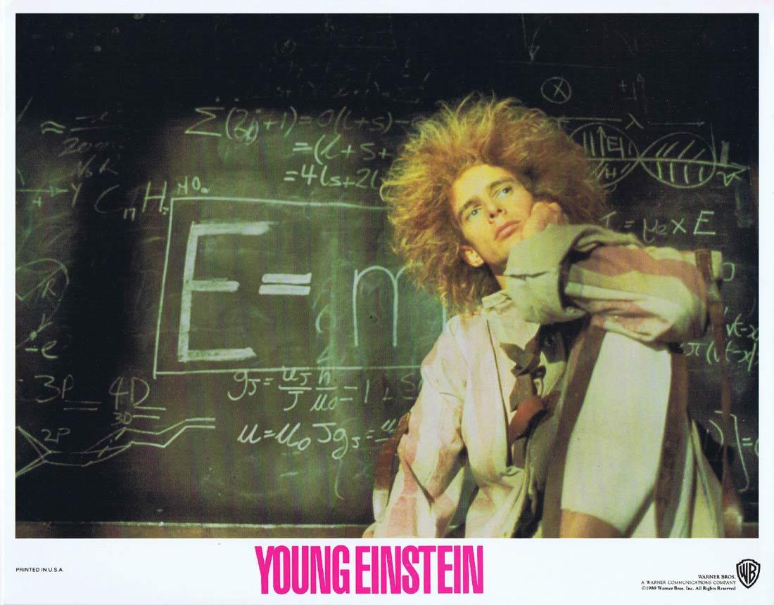 YOUNG EINSTEIN Original Lobby Card 3 YAHOO SERIOUS Albert Einstein