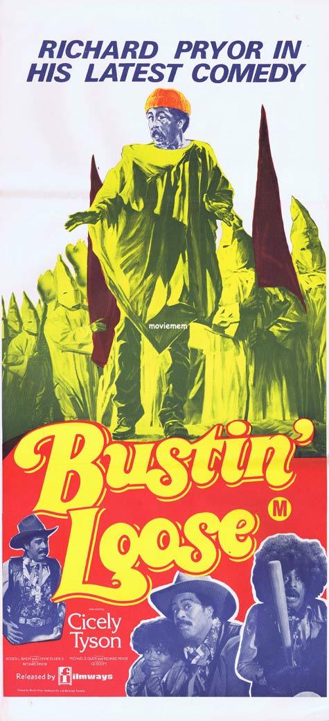 BUSTIN LOOSE Daybill Movie poster Richard Pryor