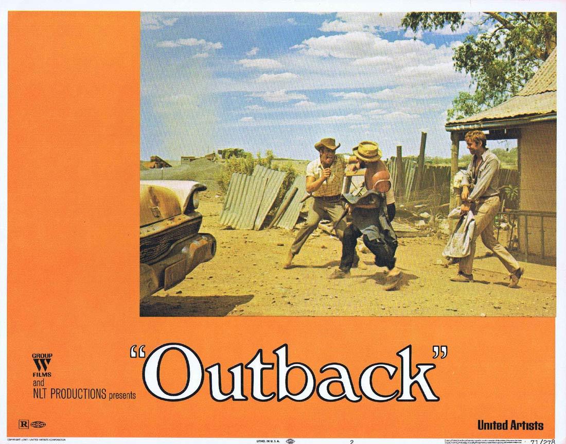 WAKE IN FRIGHT aka OUTBACK Lobby Card 2 1970 Chips Rafferty Donald Pleasence