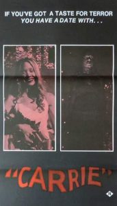 CARRIE Daybill Movie Poster Original or Reissue? image