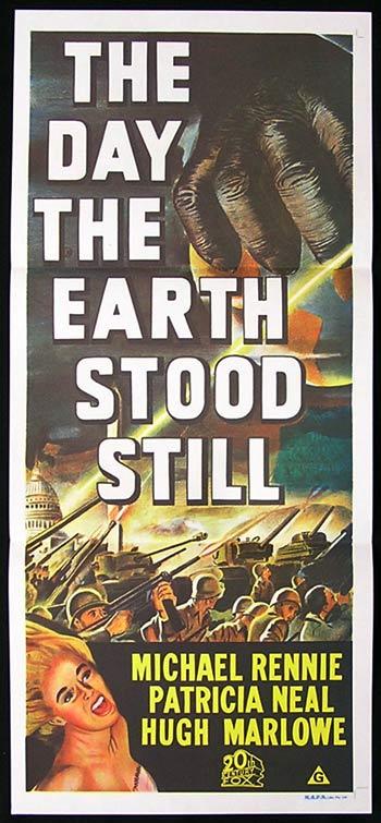 THE DAY THE EARTH STOOD STILL 1970sR daybill Movie Poster