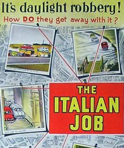 THE ITALIAN JOB Daybill Movie Poster Original or Reissue? image