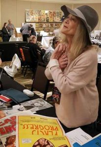 JUDY GEESON Signing Australian Daybill Movie Posters image
