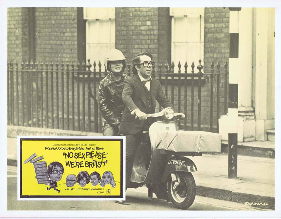 NO SEX PLEASE WE’RE BRITISH 1973 Lobby Card 8 Ronnie Corbett