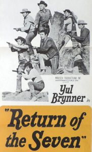 RETURN OF THE SEVEN Daybill Movie poster Original or Reissue? image