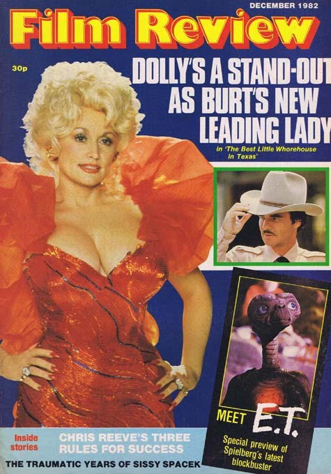FILM REVIEW Magazine Dec 1982 Dolly Parton plus ET feature