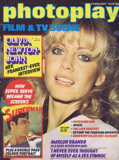 PHOTOPLAY Film and TV Scene Magazine Feb 1979 Superman Centre spread and feature