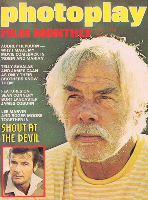 PHOTOPLAY Film Monthly Magazine June 1976 Lee Marvin Roger Moore cover