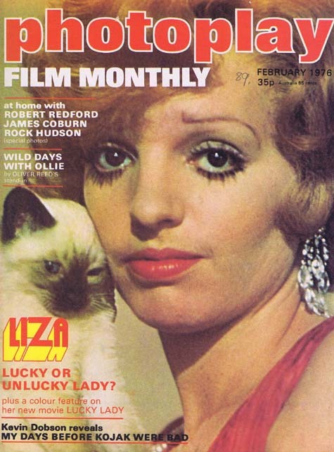 PHOTOPLAY Film Monthly Magazine February 1976 Liza Minnelli cover
