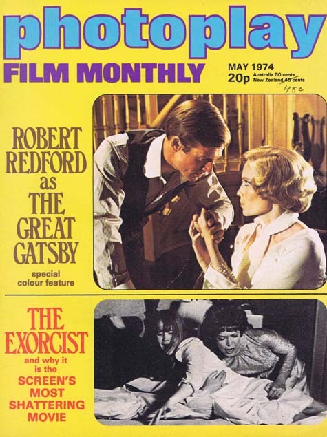 PHOTOPLAY Film Monthly Magazine Jan 1974 Robert Redford Great Gatsby