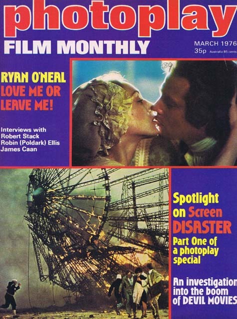 PHOTOPLAY Film Monthly Magazine Mar 1976 Ryan O’Neal