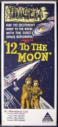 12 TO THE MOON Daybill Movie poster 1960 Science Fiction