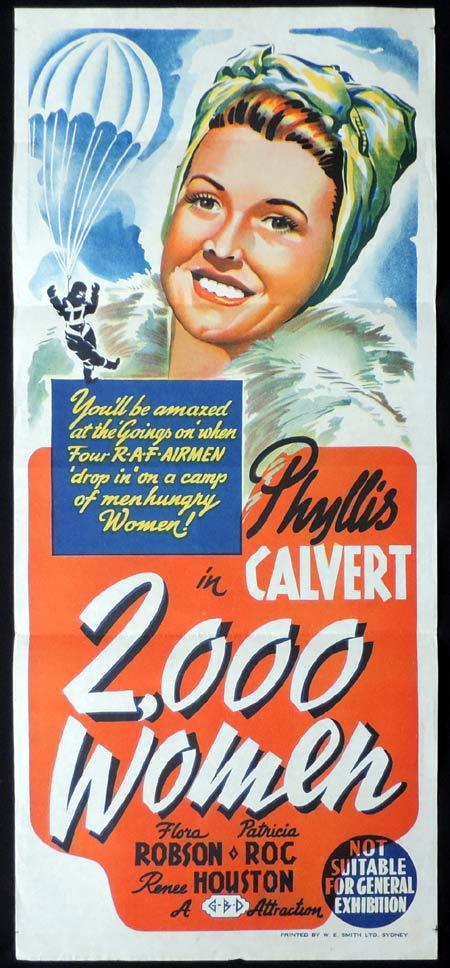 2000 WOMEN Original Daybill Movie Poster Flora Robson Phyllis Calvert