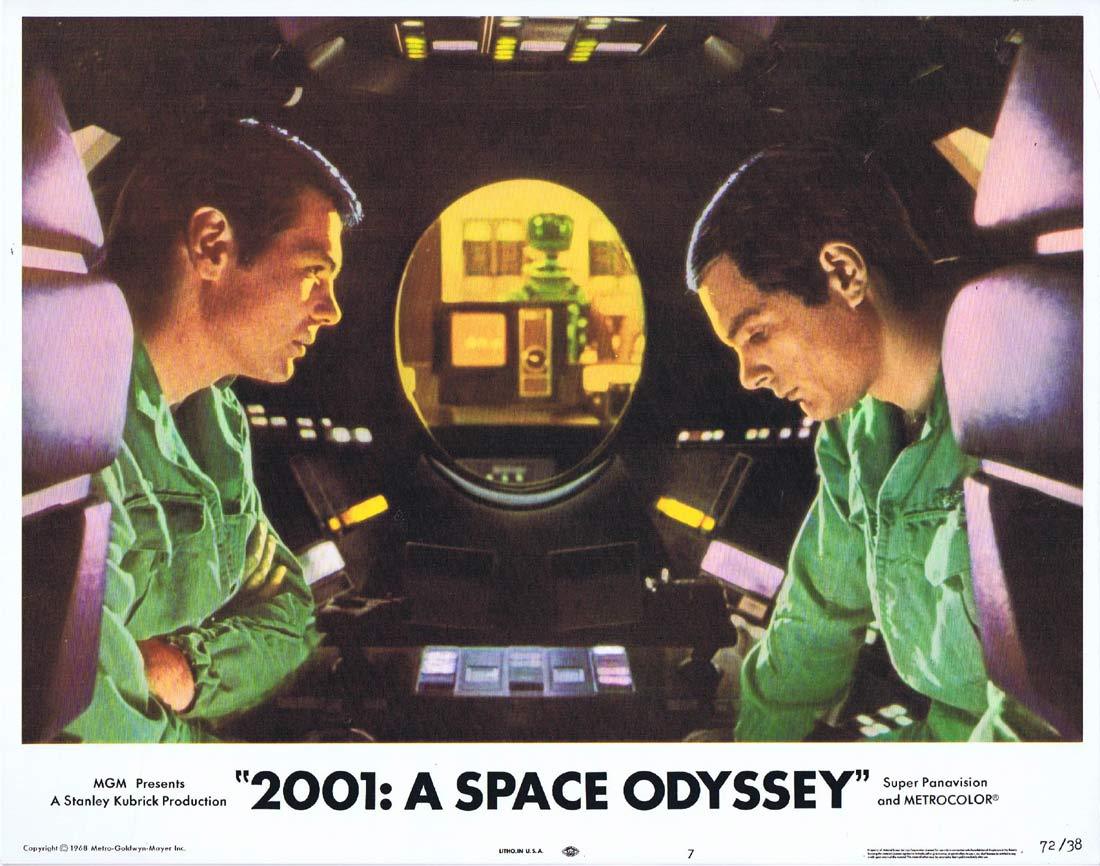 2001 A SPACE ODYSSEY Original Lobby Card 7 Stanley Kubrick 1972r