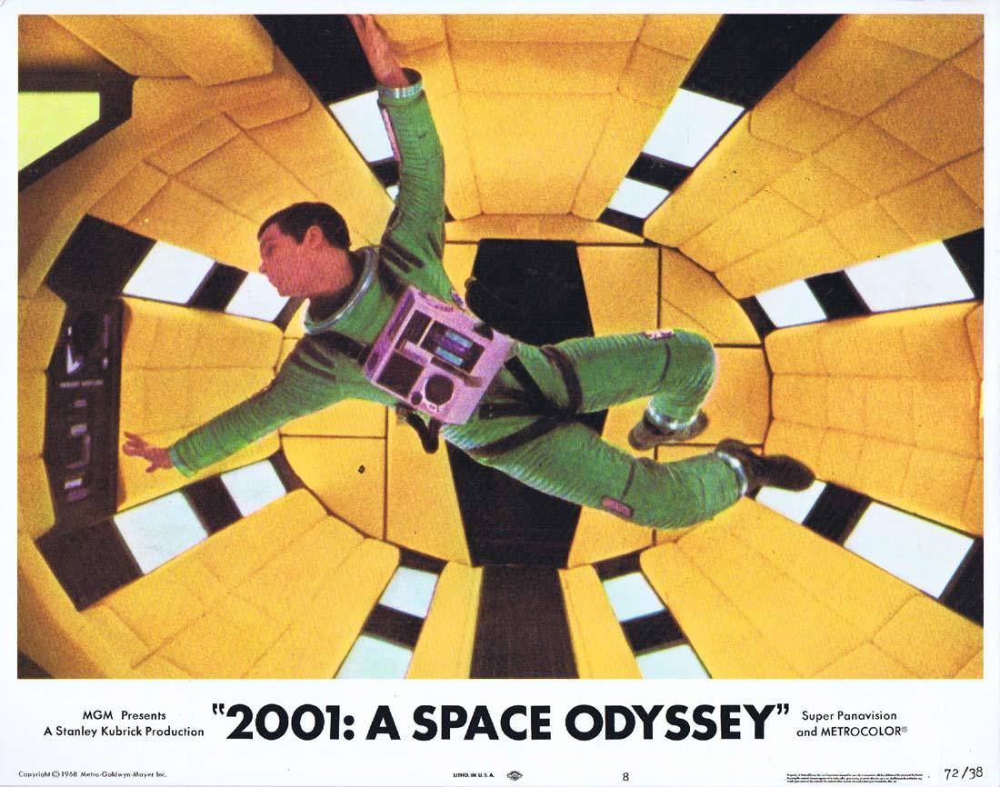 2001 A SPACE ODYSSEY Original Lobby Card 8 Stanley Kubrick 1972r