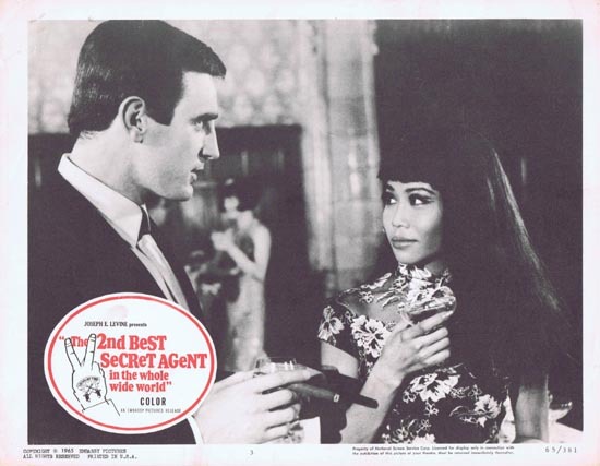2ND BEST SECRET AGENT IN THE WHOLE WIDE WORLD aka LICENSED TO KILL 1965 Lobby Card 3