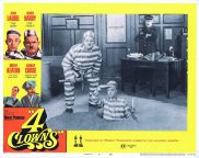 4 CLOWNS Lobby Card 8 Laurel and Hardy Charley Chase