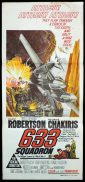 633 SQUADRON Daybill Movie Poster Cliff Robertson