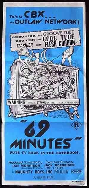 69 MINUTES ’77-RARE Original Sexploitation poster