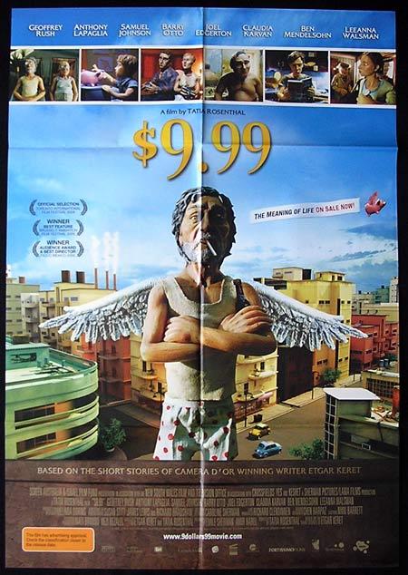9.99 Movie Poster 2009 Tatia Rosenthal Australian One sheet