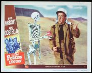 ABBOTT AND COSTELLO In the Foreign Legion 1950 Original Lobby Card