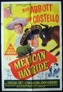 MEXICAN HAYRIDE 1948 Rare ORIGINAL One sheet poster Abbott and Costello