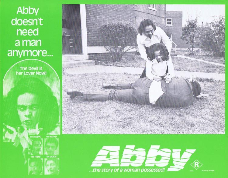 ABBY Lobby card 3 Horror Exorcism Blaxploitation William H. Marshall