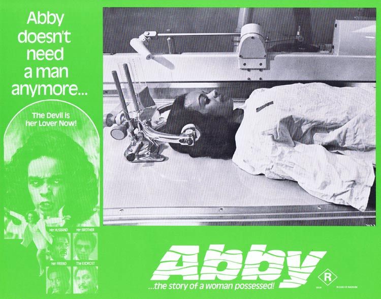 ABBY Lobby card 6 Horror Exorcism Blaxploitation William H. Marshall