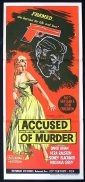 ACCUSED OF MURDER 56 David Brian Film Noir Movie poster