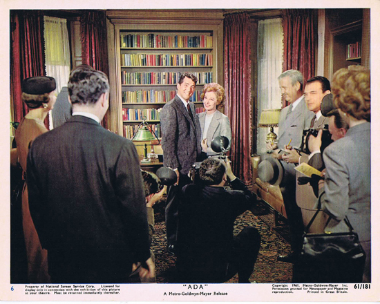 ADA 1961 Vintage Colour Movie Still 6 Dean Martin and Susan Hayward with the press