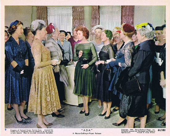 ADA 1961 Vintage Colour Movie Still 9 Susan Hayward at the Ladies Tea Party