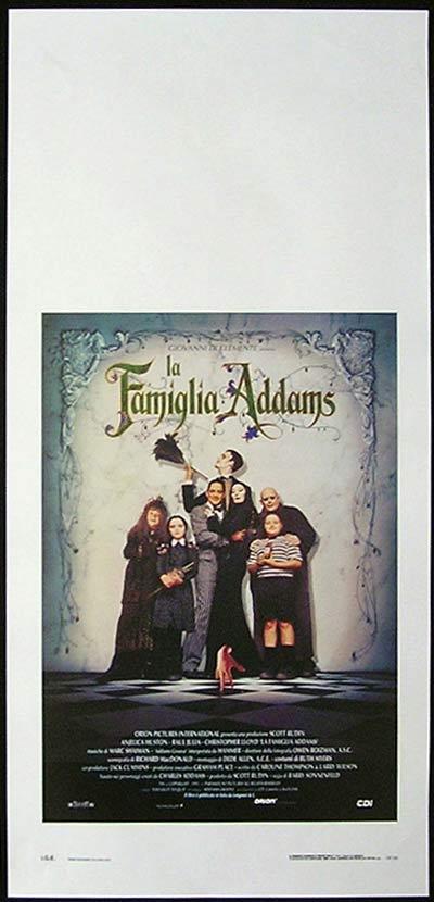 THE ADDAMS FAMILY Italian Locandina Movie Poster Anjelica Huston