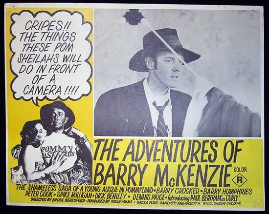 ADVENTURES OF BARRY MCKENZIE ’72 Barry Humphries Lobby card 2