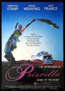 ADVENTURES OF PRISCILLA QUEEN OF THE DESERT Original One sheet Movie poster Hugo Weaving