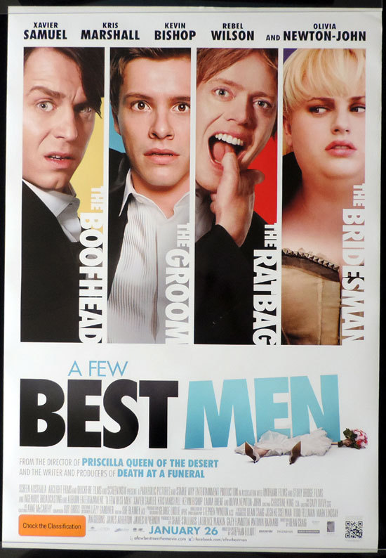 A FEW BEST MEN Movie poster Rebel Wilson Xavier Samuel Australian Cinema One sheet