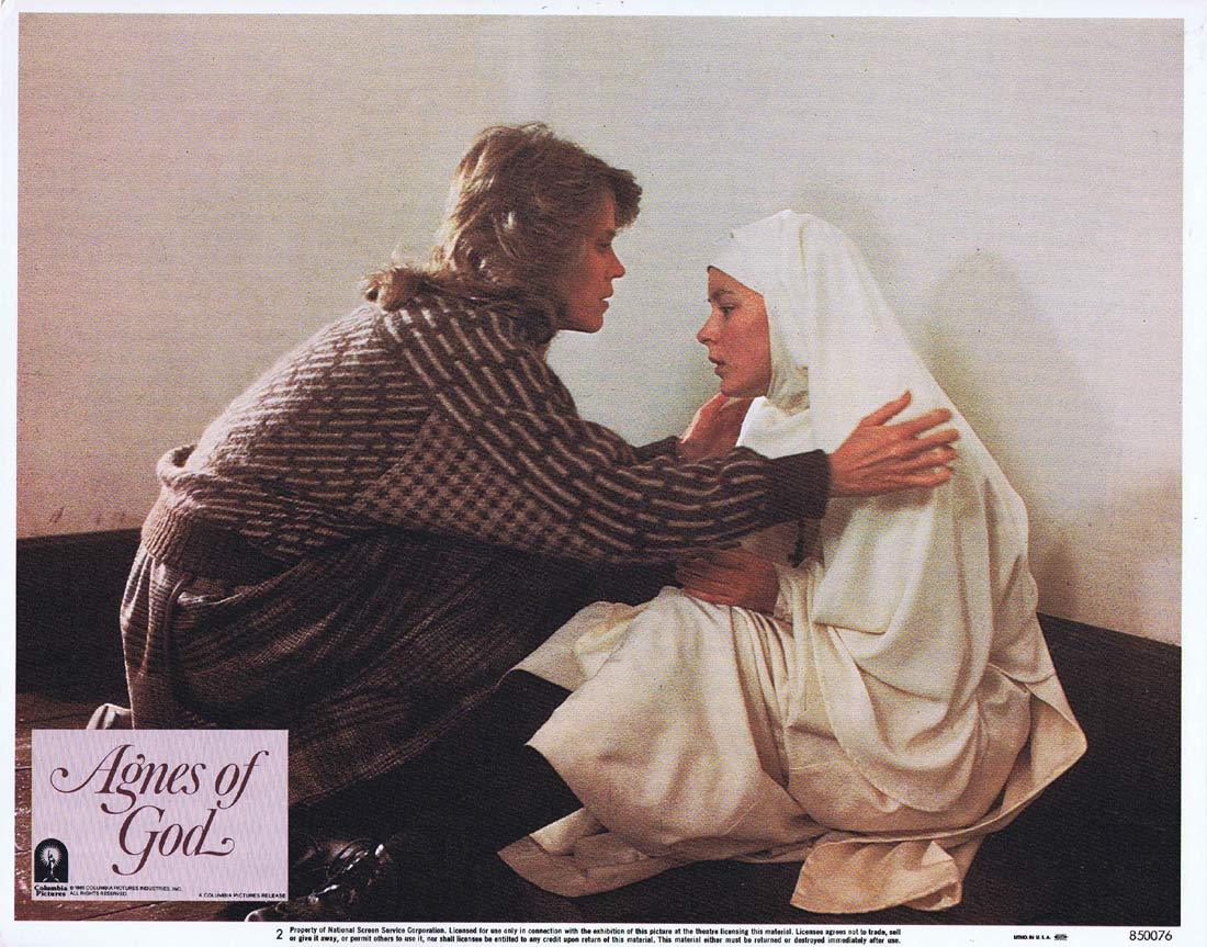 AGNES OF GOD Original Lobby Card 2 Anne Bancroft Jane Fonda