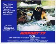 AIRPORT '77 Lobby Card 4 James Stewart Aircraft Ditching