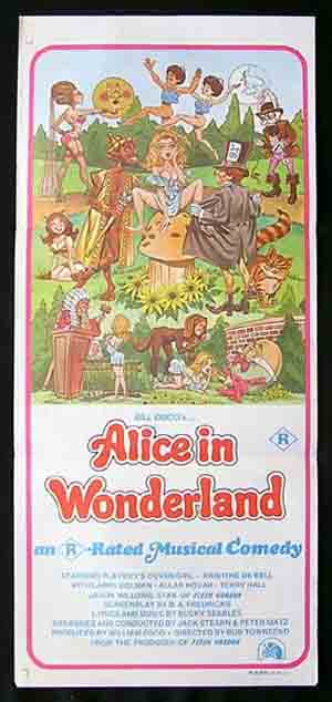 ALICE IN WONDERLAND ’76-R Rated Sexploitation poster