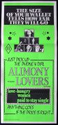 ALIMONY LOVERS '69-RARE Original Sexploitation poster