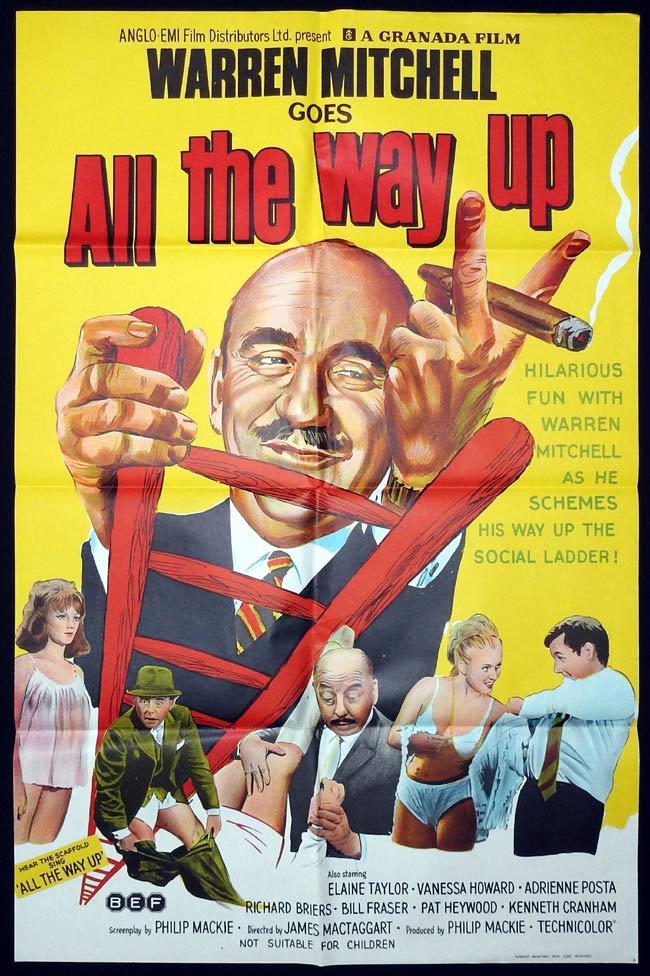 ALL THE WAY UP Original One sheet Movie Poster Warren Mitchell Pat Heywood Kenneth Cranham