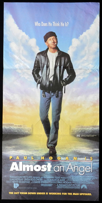 ALMOST AN ANGEL Original Daybill Movie Poster Paul Hogan