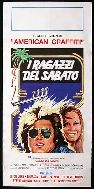 ALOHA BOBBY AND ROSE Original Locandina Movie Poster Paul Le Mat