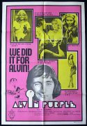 ALVIN PURPLE 1973 Tim Burstall GRAEME BLUNDELL 1sht poster