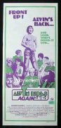 ALVIN RIDES AGAIN Original Daybill Movie Poster Graeme Blundell